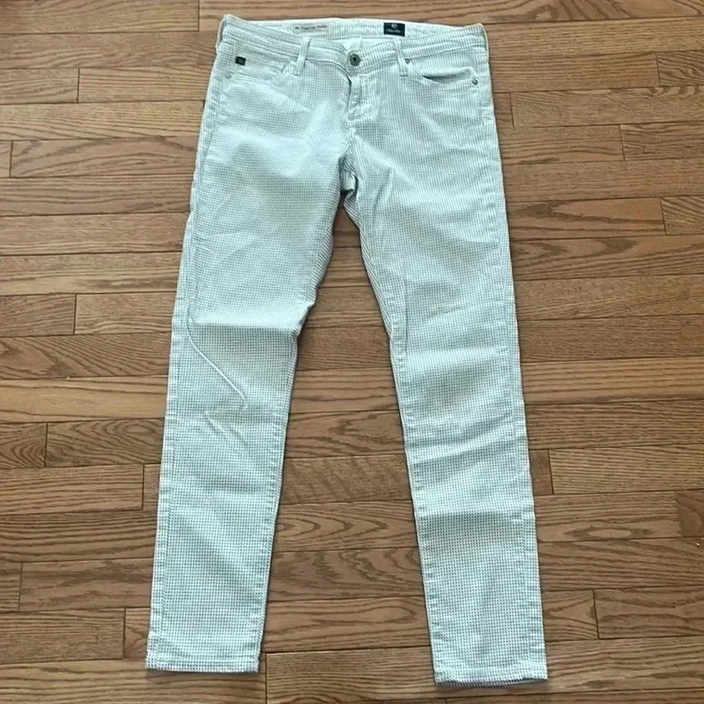 ❤️2/$50❤️[28R]Adriano Goldschmied (AG) Mini Polka Dot Legging Ankle Super Skinny